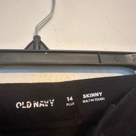 Old Navy black Skinny School Uniform Pants for Girls 14 plus - Picture 2 of 3